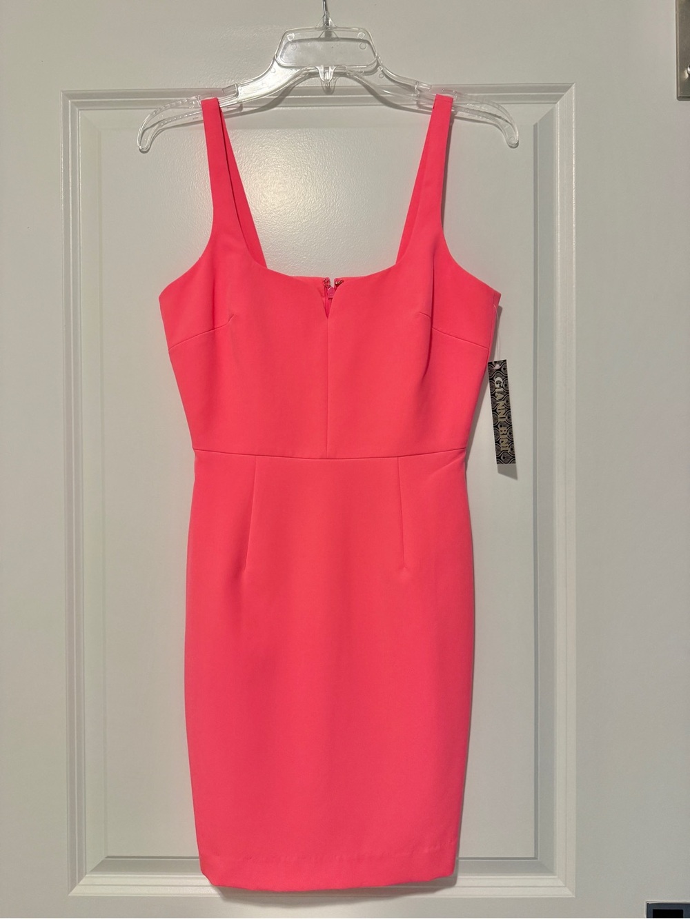 Gianni Bini Neon Pink Jenny Dress NWT Sz 2 Barbiecore